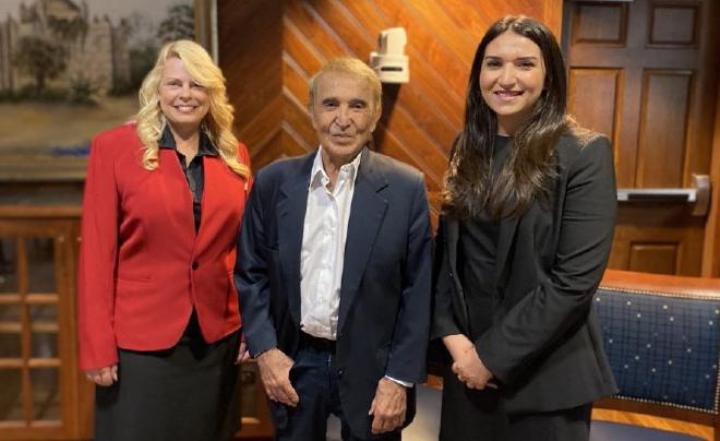 Rosalinda Sanchez Moncada, Dr. Bill Gonzaba, and Dr. Chris Nesser